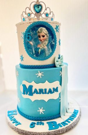 2Tiers Elsa Cake