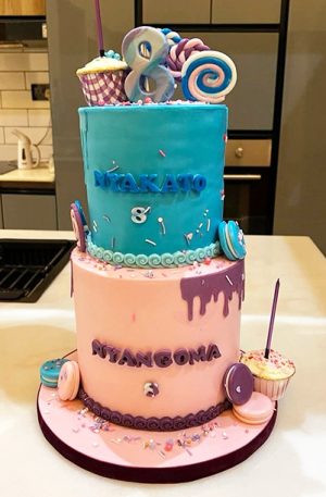 Candy Twins Cake